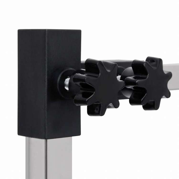 vidaXL 犬用トリミングテーブル 調整可能 ループ2点&バスケット付き動物&ペット用品 ペット用品 ペットケア用品(代引不可)