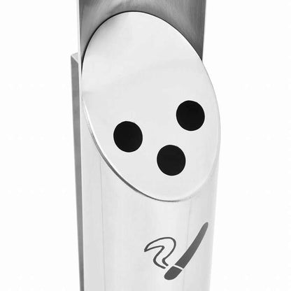 vidaXL 壁面取り付け 灰皿 ステンレススチールホーム&ガーデン タバコ用品 灰皿(代引不可)