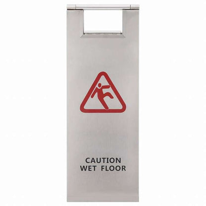 vidaXL 折りたたみ 水濡れ足元注意サイン ステンレススチールビジネス&工業用 標識・サイン 安全警告標識(代引不可)