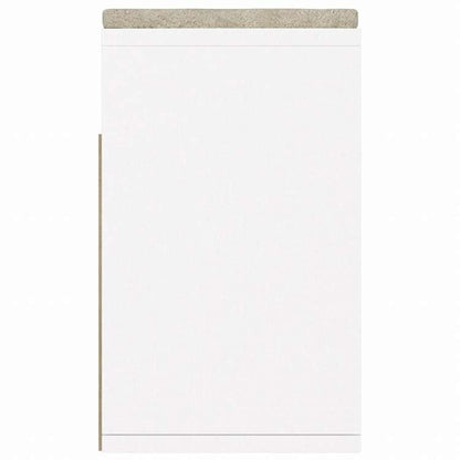 vidaXL シューズベンチ クッション付き ホワイト 104x30x49 cm エンジニアリングウッドホーム&ガーデン 家事用品 収納&オーガナイザー 衣類・ワードローブ収納 シューズラック・整理収納(代引不可)