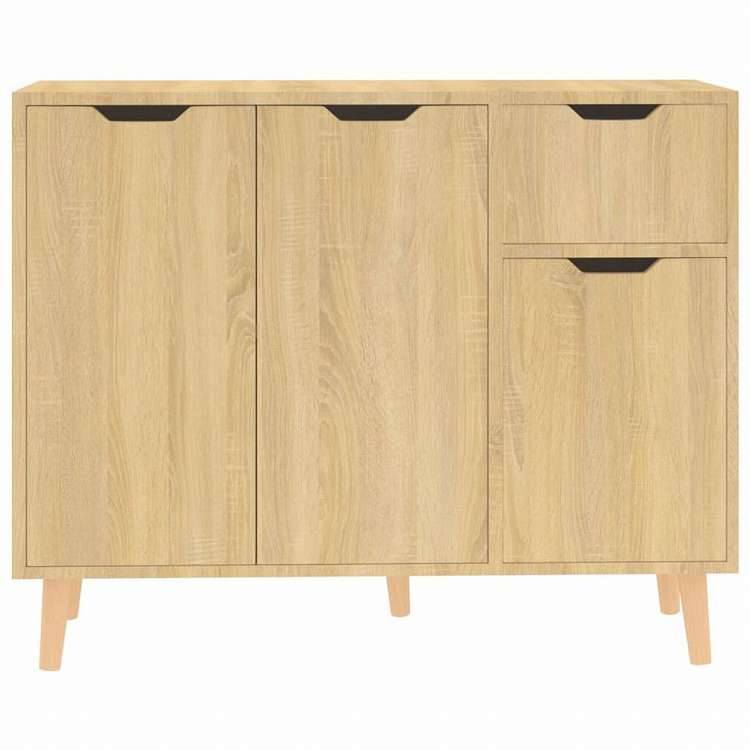 vidaXL サイドボード ソノマオーク 90x30x72cm エンジニアリングウッド家具 キャビネット&収納 サイドボード(代引不可)