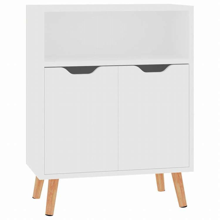 vidaXL サイドボード ホワイト 60x30x72cm エンジニアリングウッド家具 キャビネット&収納 サイドボード(代引不可)