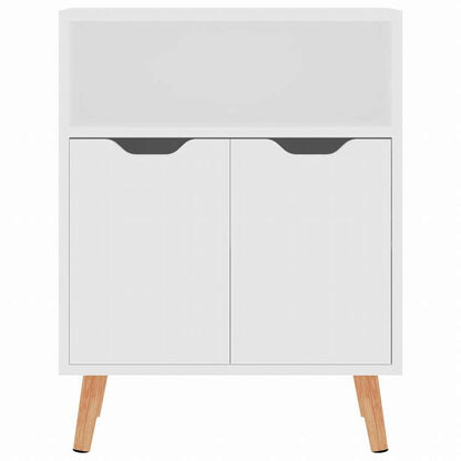 vidaXL サイドボード ホワイト 60x30x72cm エンジニアリングウッド家具 キャビネット&収納 サイドボード(代引不可)