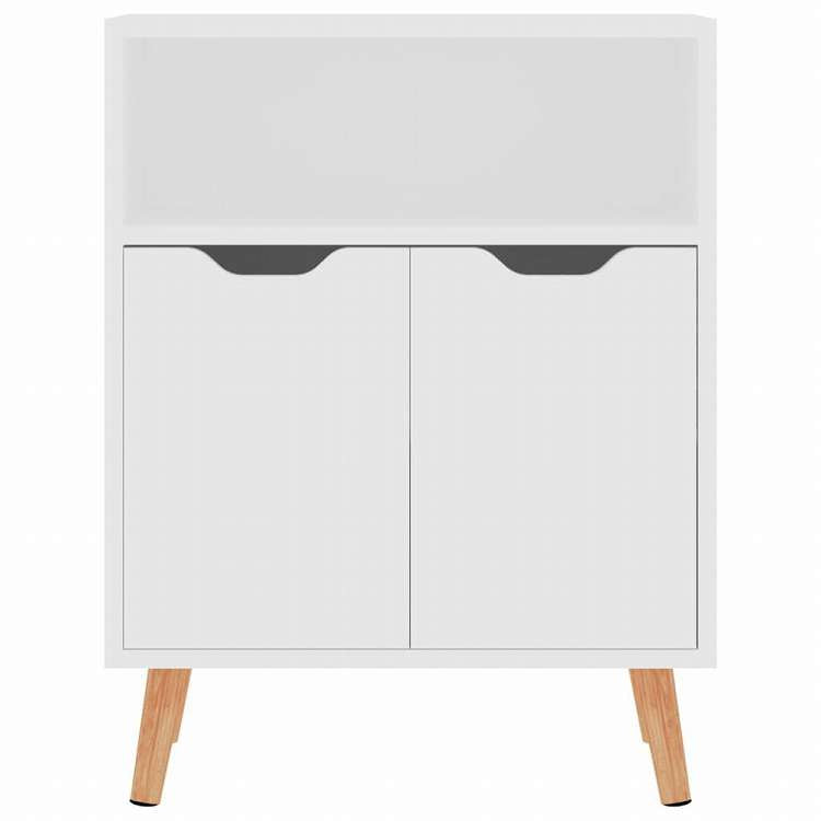 vidaXL サイドボード ホワイト 60x30x72cm エンジニアリングウッド家具 キャビネット&収納 サイドボード(代引不可)
