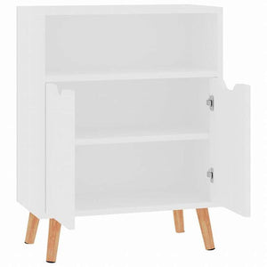 vidaXL サイドボード ホワイト 60x30x72cm エンジニアリングウッド家具 キャビネット&収納 サイドボード(代引不可)