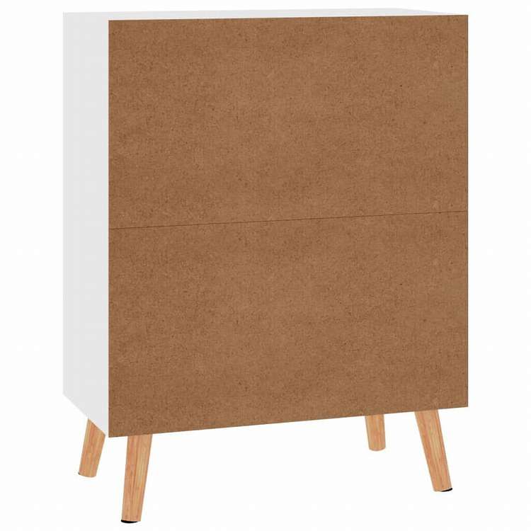 vidaXL サイドボード ホワイト 60x30x72cm エンジニアリングウッド家具 キャビネット&収納 サイドボード(代引不可)