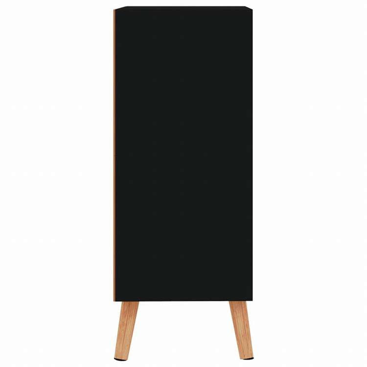 vidaXL サイドボード ブラック 60x30x72cm エンジニアリングウッド家具 キャビネット&収納 サイドボード(代引不可)