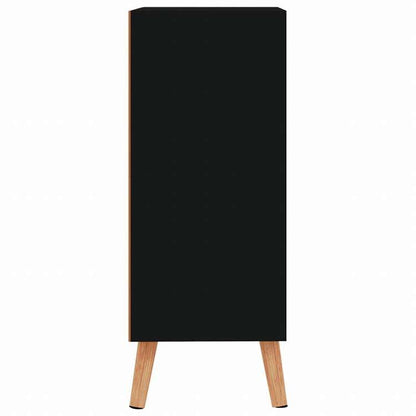 vidaXL サイドボード ブラック 60x30x72cm エンジニアリングウッド家具 キャビネット&収納 サイドボード(代引不可)