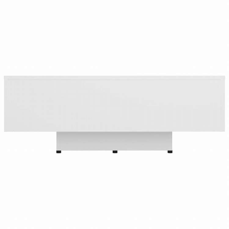 vidaXL コーヒーテーブル ホワイト 85x55x31 cm エンジニアリングウッド家具 テーブル アクセントテーブル コーヒーテーブル(代引不可)