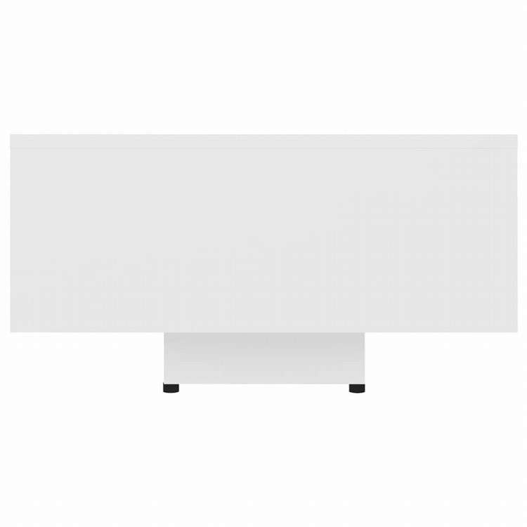 vidaXL コーヒーテーブル ホワイト 85x55x31 cm エンジニアリングウッド家具 テーブル アクセントテーブル コーヒーテーブル(代引不可)