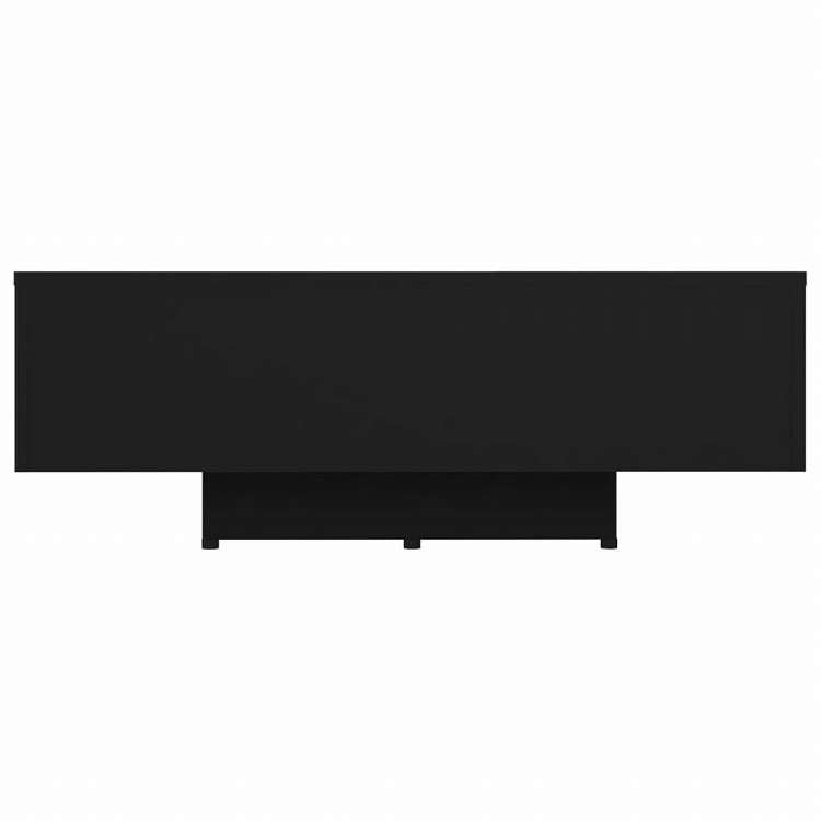 vidaXL コーヒーテーブル ブラック 85x55x31 cm エンジニアリングウッド家具 テーブル アクセントテーブル コーヒーテーブル(代引不可)