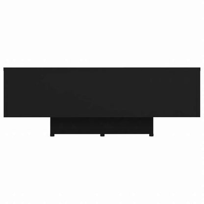 vidaXL コーヒーテーブル ブラック 85x55x31 cm エンジニアリングウッド家具 テーブル アクセントテーブル コーヒーテーブル(代引不可)