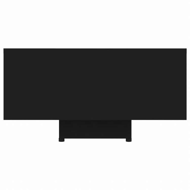 vidaXL コーヒーテーブル ブラック 85x55x31 cm エンジニアリングウッド家具 テーブル アクセントテーブル コーヒーテーブル(代引不可)