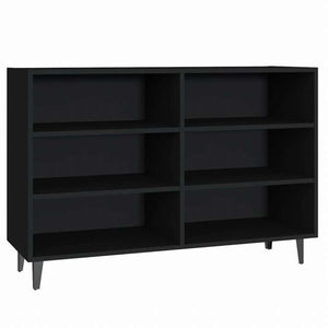 vidaXL 806041 vidaXL サイドボード ブラック 103.5x35x70cm エンジニアリングウッド家具 キャビネット&収納 サイドボード(代引不可)