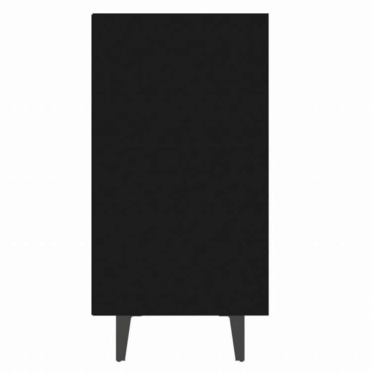 vidaXL 806041 vidaXL サイドボード ブラック 103.5x35x70cm エンジニアリングウッド家具 キャビネット&収納 サイドボード(代引不可)