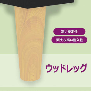 vidaXL サイドボード 無垢材脚付き ブラック 60x35x70 cm エンジニアリングウッド家具 キャビネット&収納 サイドボード(代引不可)