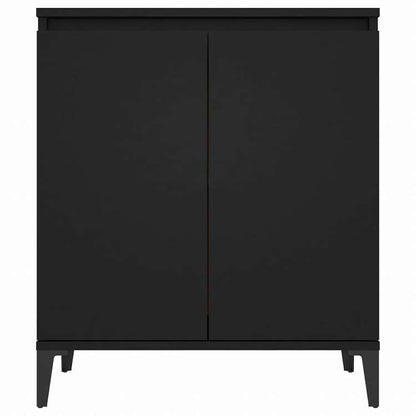vidaXL 806077 vidaXL サイドボード ブラック 60x35x70cm エンジニアリングウッド家具 キャビネット&収納 サイドボード(代引不可)