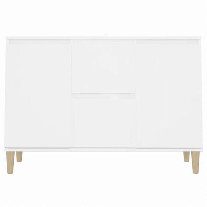 vidaXL サイドボード ホワイト 101x35x70cm エンジニアリングウッド家具 キャビネット&収納 サイドボード(代引不可)