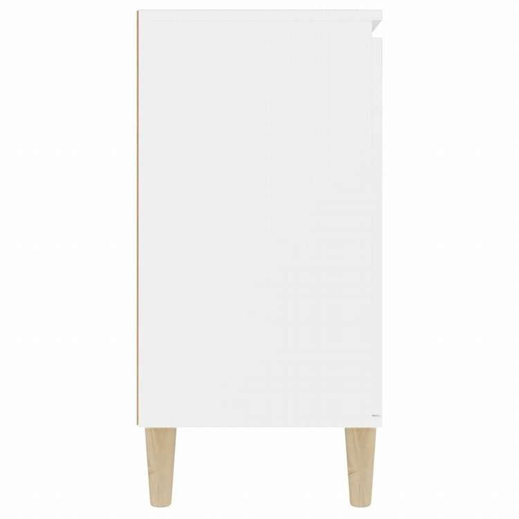 vidaXL サイドボード ホワイト 101x35x70cm エンジニアリングウッド家具 キャビネット&収納 サイドボード(代引不可)