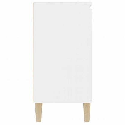 vidaXL サイドボード ホワイト 101x35x70cm エンジニアリングウッド家具 キャビネット&収納 サイドボード(代引不可)
