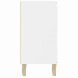 vidaXL サイドボード ホワイト 101x35x70cm エンジニアリングウッド家具 キャビネット&収納 サイドボード(代引不可)