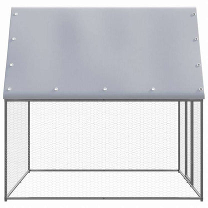 vidaXL 屋外鶏用ケージ 2x2x2 m 亜鉛メッキ鋼製動物&ペット用品 ペット用品 小動物用品 小動物 飼育・ケージ(代引不可)