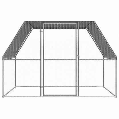 vidaXL 屋外鶏用ケージ 3x2x2 m 亜鉛メッキ鋼製動物&ペット用品 ペット用品 小動物用品 小動物 飼育・ケージ(代引不可)