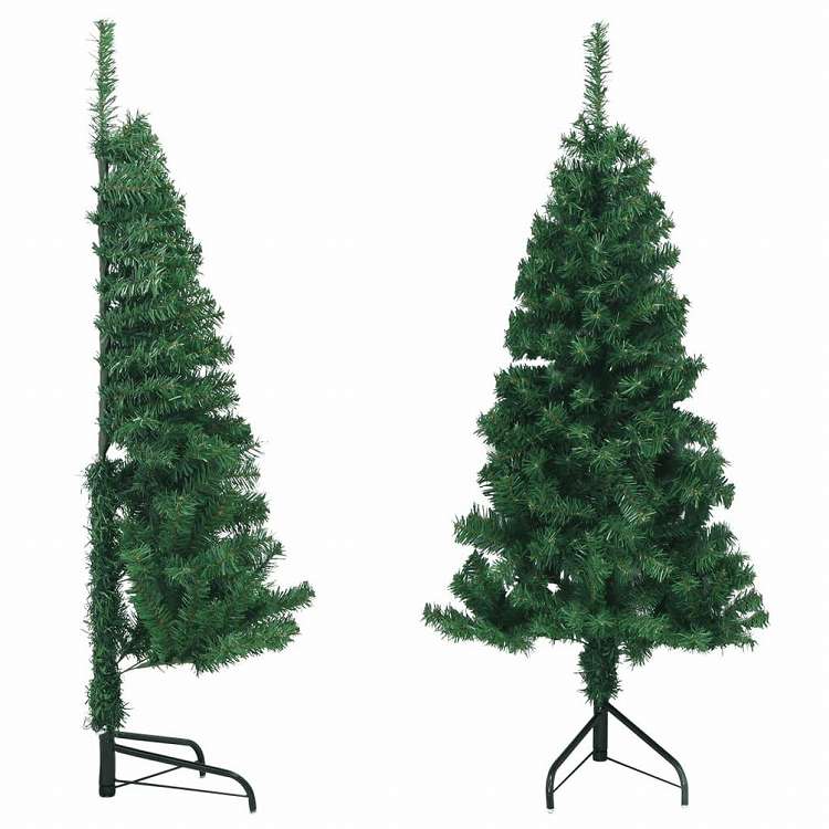 vidaXL 329163 vidaXL コーナー用 人工クリスマスツリー 150 cm PVCホーム&ガーデン デコレーション シーズン&ホリデーデコレーション クリスマスツリー(代引不可)