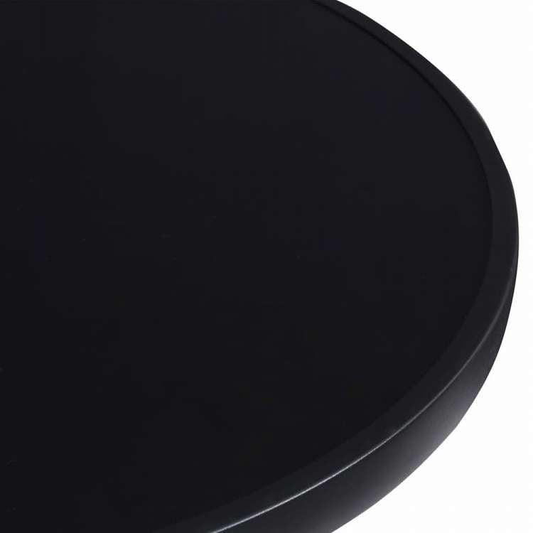 vidaXL ビストロ 3点セット アルミ製&合成繊維 ブラック家具 アウトドア家具 屋外家具セット(代引不可)