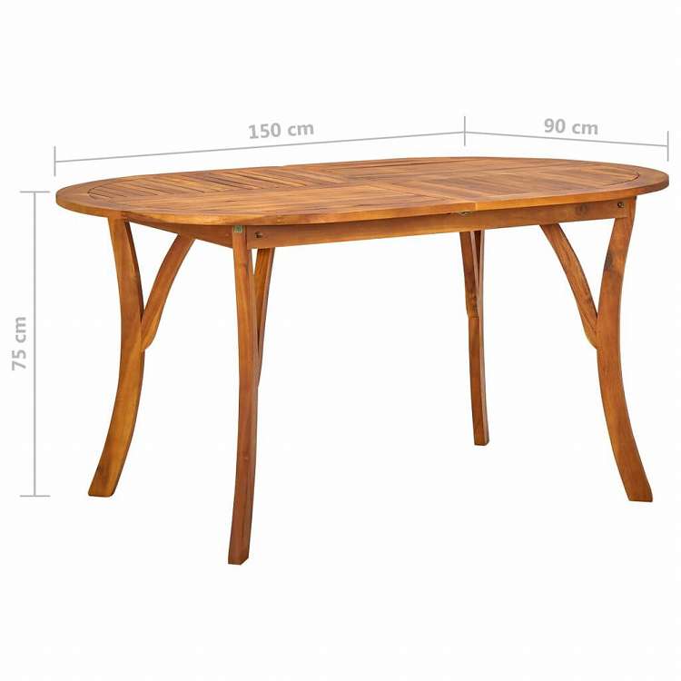 vidaXL ガーデンダイニング5点セット ブラウン家具 アウトドア家具 屋外家具セット(代引不可)