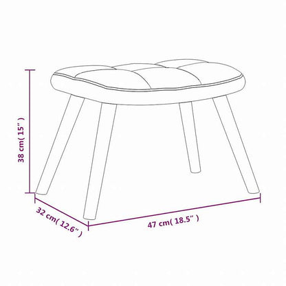 vidaXL リラックスチェア スツール付 マスタードイエロー ベルベット張り家具 チェア アームチェア・リクライニングチェア・スリーピングチェア(代引不可)
