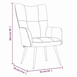 vidaXL 328074 vidaXL リラックスチェア ダークグレー ベルベット家具 チェア アームチェア・リクライニングチェア・スリーピングチェア(代引不可)