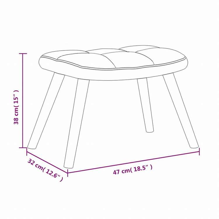 vidaXL 328151 vidaXL ロッキングチェア スツール付 ダークグレー ベルベット家具 チェア ロッキングチェア(代引不可)