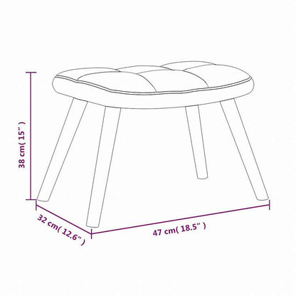 vidaXL ロッキングチェア スツール付 マスタードイエロー ベルベット張り家具 チェア ロッキングチェア(代引不可)