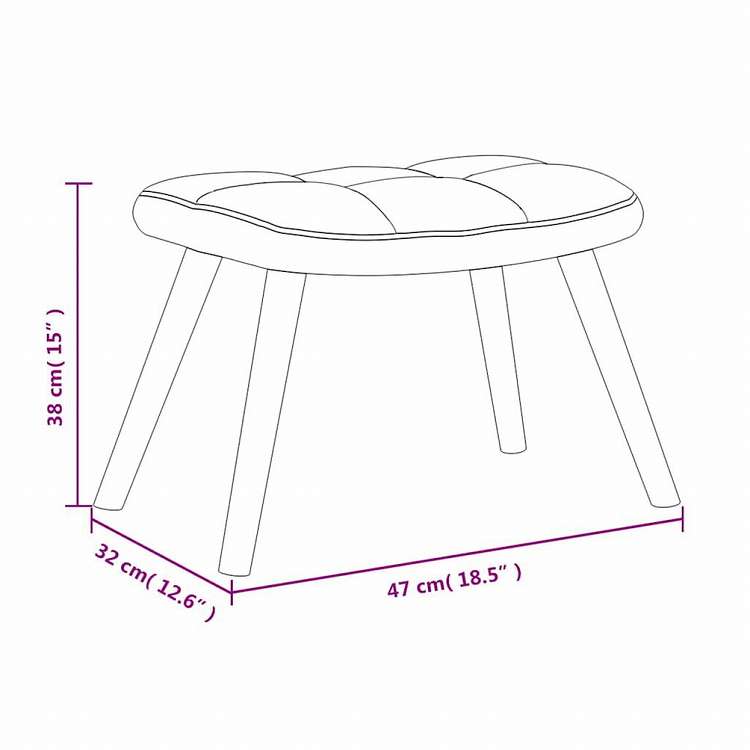vidaXL ロッキングチェア スツール付 マスタードイエロー ベルベット張り家具 チェア ロッキングチェア(代引不可)