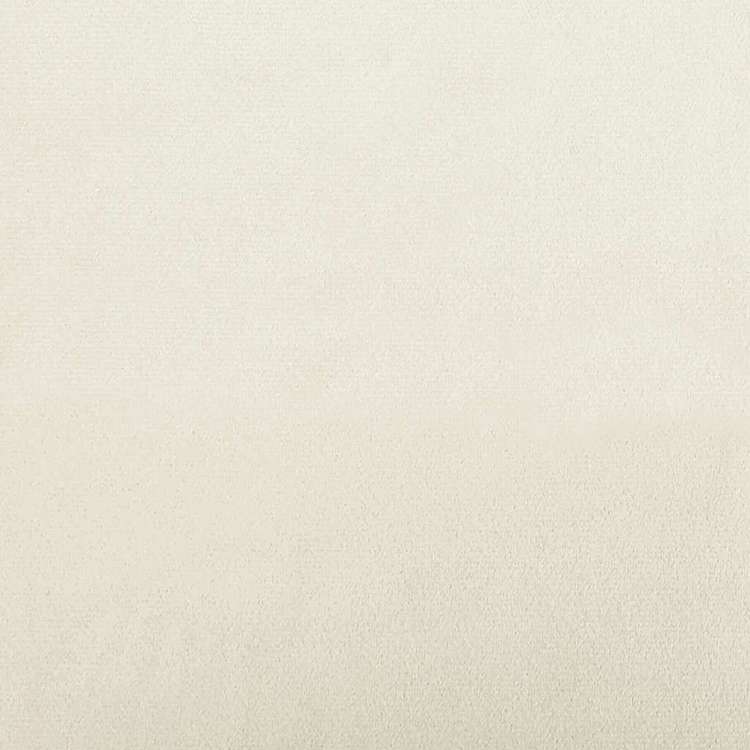 vidaXL ロッキングチェア スツール付 クリームホワイト ベルベット家具 チェア ロッキングチェア(代引不可)