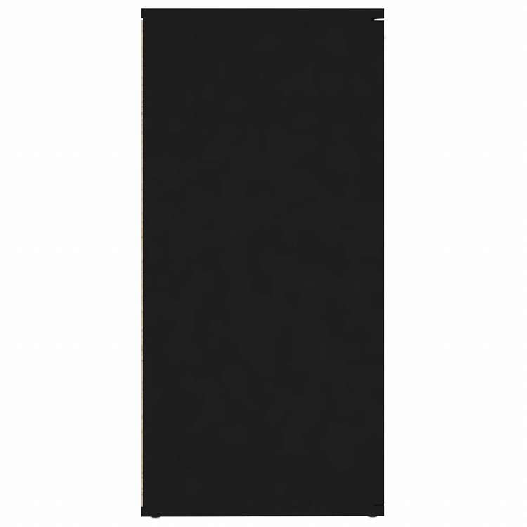 vidaXL サイドボード ブラック 160x36x75cm エンジニアリングウッド (2x805771)家具 キャビネット&収納 サイドボード(代引不可)