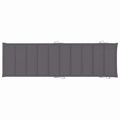 vidaXL サンラウンジャー 2点セット クッション付き アカシア無垢材家具 アウトドア家具 屋外椅子 サンラウンジャー(代引不可)