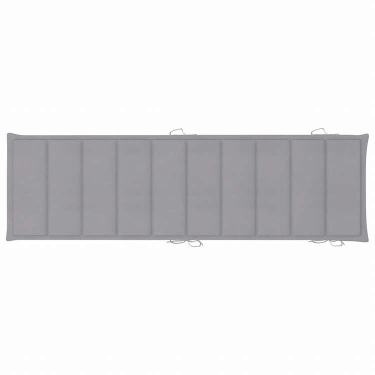 vidaXL サンラウンジャー 2点セット クッション付き アカシア無垢材家具 アウトドア家具 屋外椅子 サンラウンジャー(代引不可)