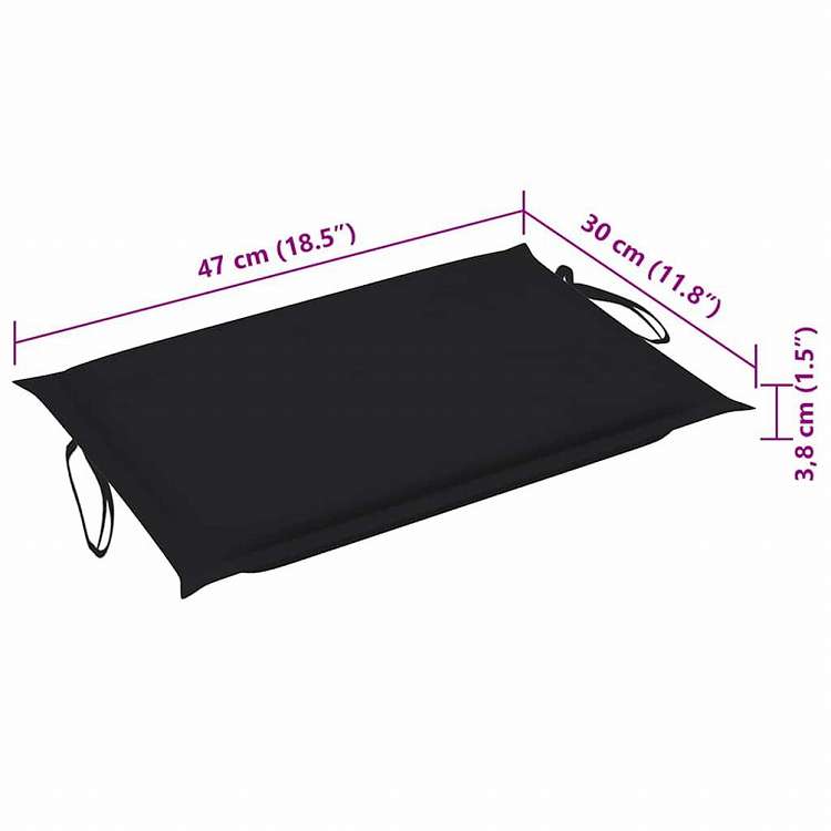 vidaXL サンラウンジャー テーブル&クッション付 2点セット アカシア無垢材家具 アウトドア家具 屋外椅子 サンラウンジャー(代引不可)