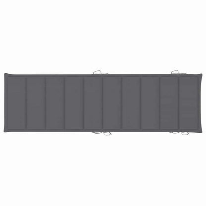 vidaXL サンラウンジャー テーブル&クッション付 2点セット アカシア無垢材家具 アウトドア家具 屋外椅子 サンラウンジャー(代引不可)