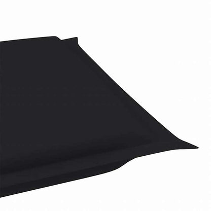 vidaXL サンラウンジャー テーブル&クッション付 2点セット アカシア無垢材家具 アウトドア家具 屋外椅子 サンラウンジャー(代引不可)