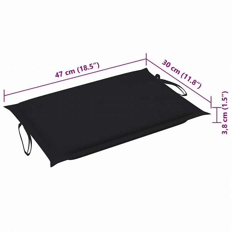 vidaXL サンラウンジャー テーブル&クッション付 2点セット アカシア無垢材家具 アウトドア家具 屋外椅子 サンラウンジャー(代引不可)