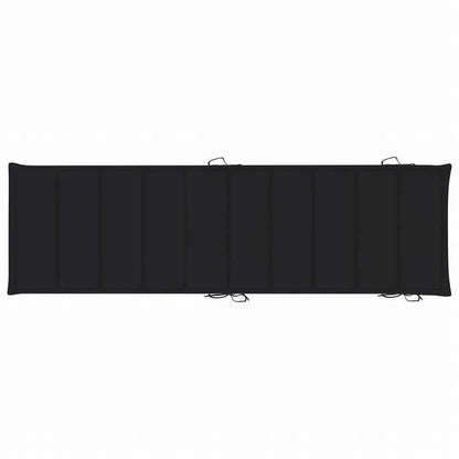 vidaXL サンラウンジャー テーブル&クッション付 2点セット アカシア無垢材家具 アウトドア家具 屋外椅子 サンラウンジャー(代引不可)