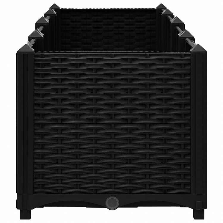 vidaXL レイズドベッド 160x40x38cm ポリプロピレン製ホーム&ガーデン 芝&ガーデン ガーデニング 鉢植え・プランター(代引不可)