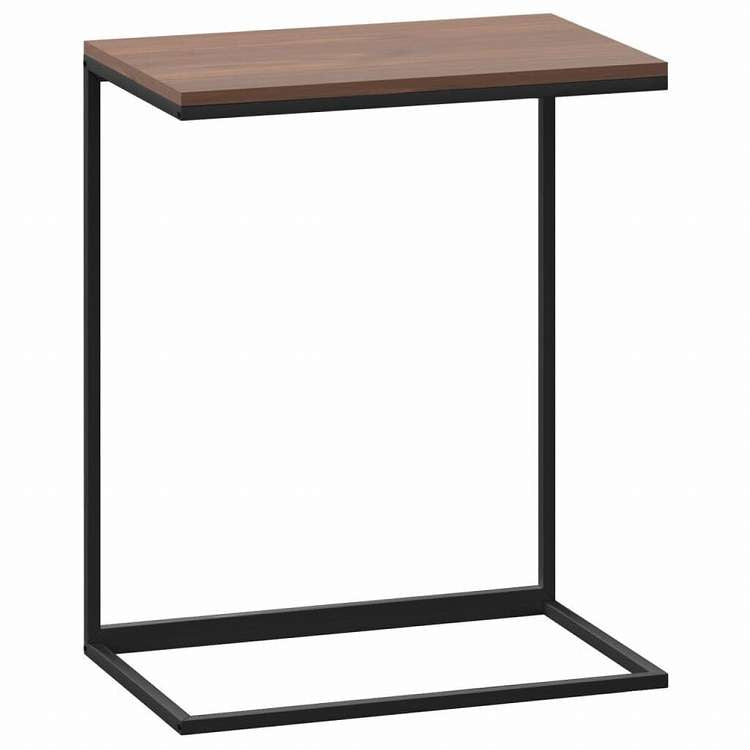 vidaXL サイドテーブル ブラック 55x35x66cm エンジニアリングウッド家具 テーブル アクセントテーブル コーヒーテーブル(代引不可)