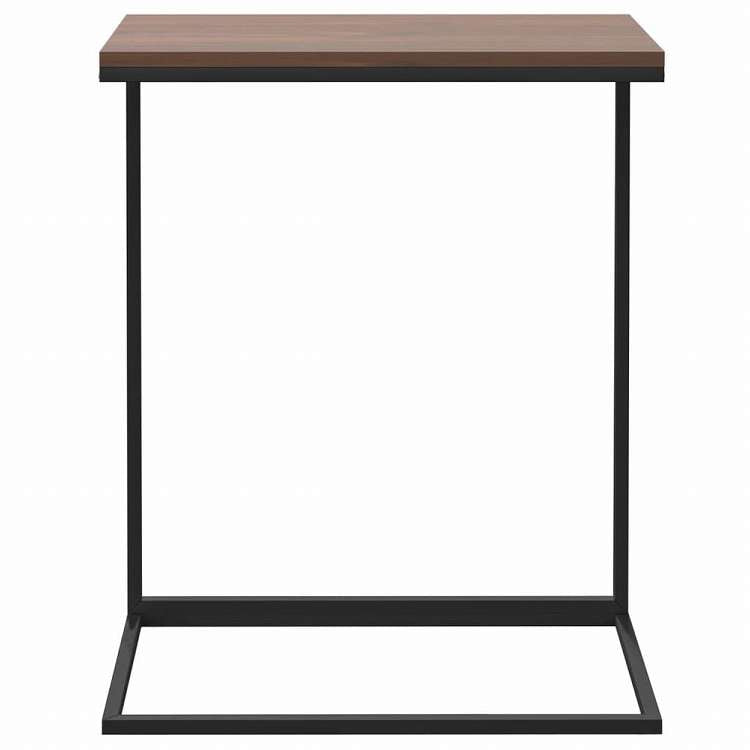 vidaXL サイドテーブル ブラック 55x35x66cm エンジニアリングウッド家具 テーブル アクセントテーブル コーヒーテーブル(代引不可)