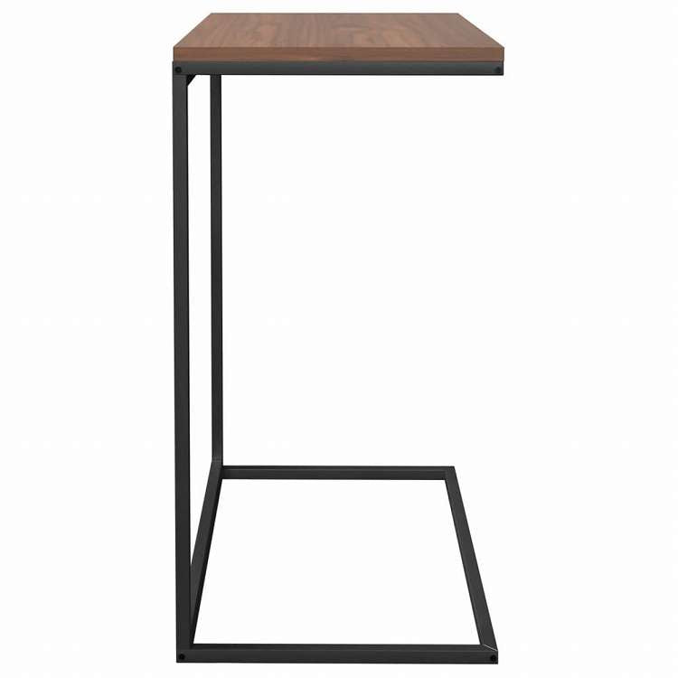 vidaXL サイドテーブル ブラック 55x35x66cm エンジニアリングウッド家具 テーブル アクセントテーブル コーヒーテーブル(代引不可)