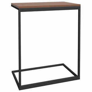 vidaXL サイドテーブル ブラック 55x35x66cm エンジニアリングウッド家具 テーブル アクセントテーブル コーヒーテーブル(代引不可)