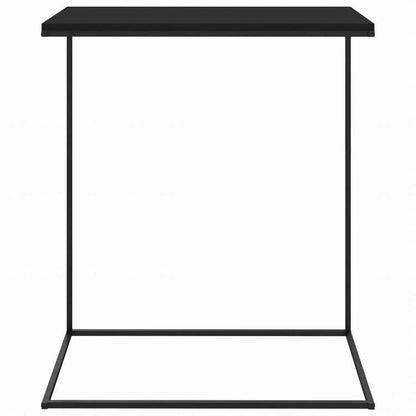 vidaXL サイドテーブル ブラック 55x35x66cm エンジニアリングウッド家具 テーブル アクセントテーブル コーヒーテーブル(代引不可)